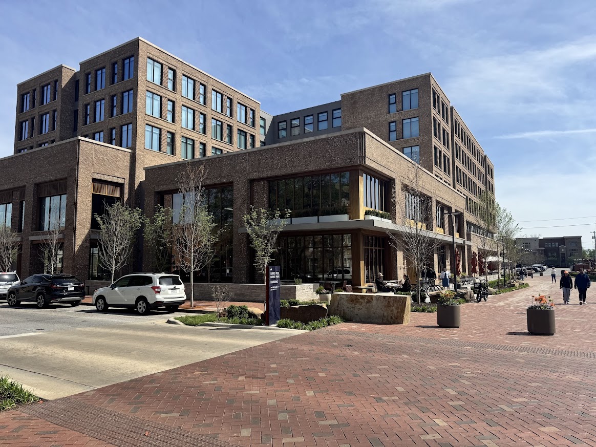 Downtown Bentonville plaza and hotel, Northwest Arkansas